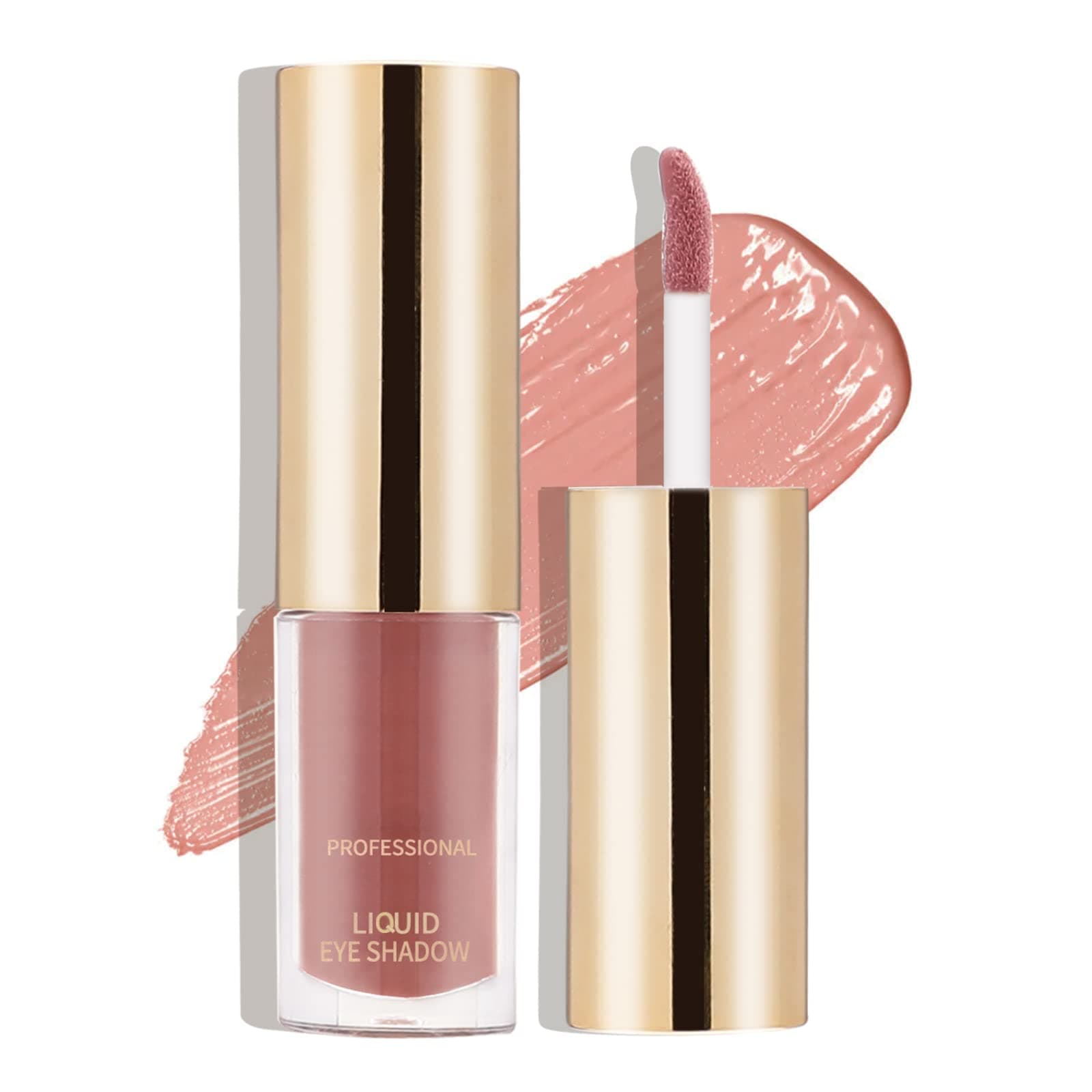 Liquid Matte Eyeshadow - Long Lasting Waterproof, Velvet Matte Cream, Neutral Nude Makeup