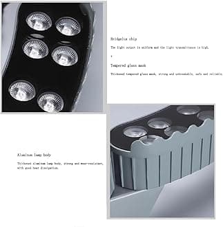 Tree Holding Light - Outdoor Landscape Lights, IP65 Outdoor Waterproof Tree Lighting Lights, AC220V RGB Landscape Garden Tree Lighting, Outdoor LED Surrounding Colored Hoop Tree Spotlight(White,7PCS(8