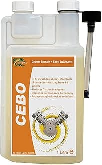 CEBO CETANE BOOSTER 2-EHN (Ethylhexyl Nitrate) + Lubricant Diesel Treatment 1L Treats up to 1000L