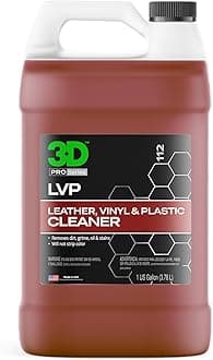 LVP Interior Cleaner - Removes Dirt, Grime, Grease, Oil & Stains from Leather, Vinyl & Plastic - Great for Seats, Steering Wheels, Door Panels, Dashboards - Car, Office, Home Use - 1 Gallon