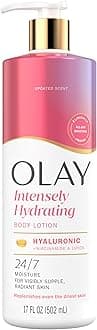 Olay Nourishing and Moisturizing Body Lotion for Women with Hyaluronic Acid, Long-lasting Moisture Supply, Vitamin E and Vitamin B3 Complex, Rapid Formula, 480 ml (1 Piece)