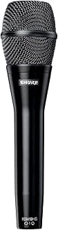 Shure KSM9HS Dual-Diaphragm Condenser Handheld Vocal Microphone, Black
