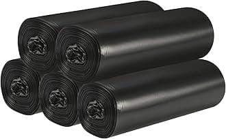 200 Counts 4 Gallon  Small Garbage Bags(Black)