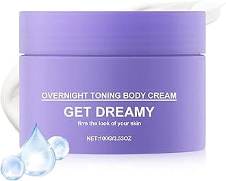Get Dreamy Cream, Get Dreamy Overnight Toning Whip, Overnight Toning Firming Body Cream, Skin Tightening Night Treatment, Helps Improve the Appearance of Saggy Skin on the Body