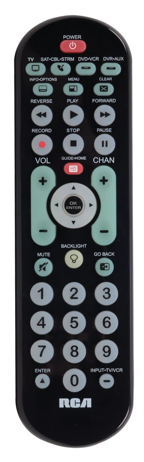 RCA RCRBB04GR 4-Device Big-Button Universal Remote Control