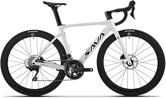 SAVADECK Lightweight Full Carbon Fiber Racing Bike for Adults, with Shimano R7120 24-Speed Shift Set, Epuiped with Carbon Fiber Frame and Wheelset, Hydraulic Oil Disc Brakes