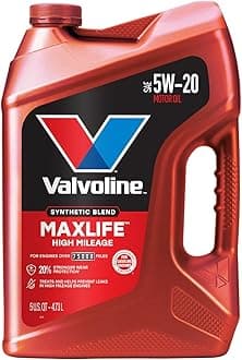Valvoline 782253 MaxLife SAE 5W-20 High Mileage Motor Oil - 5 Quart