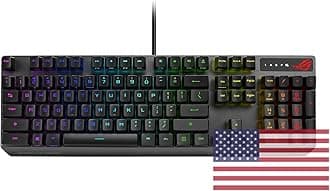 ASUSTek FPS Gamer-Oriented ROG Strix Scope RX Optical RGB Gaming Keyboard XA05 ROG STRIX SCOPE RX/RD/US IP56 Waterproof, Dustproof