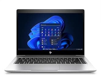 HP EliteBook 840 G6 14" FHD Business Laptop Computer, 8th Gen Intel Core i5-8365U, 32GB DDR4 RAM, 512GB NVMe SSD, Fingerprint, Backlit Keyboard, HDMI, Windows 11 Pro (Renewed)