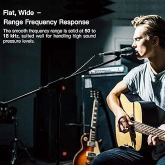 FIFINE Wired Microphone with Cord 14.8ft,Handheld Dynamic Mic Karaoke Microphone for Singing Vocal with On and Off Switch-K6