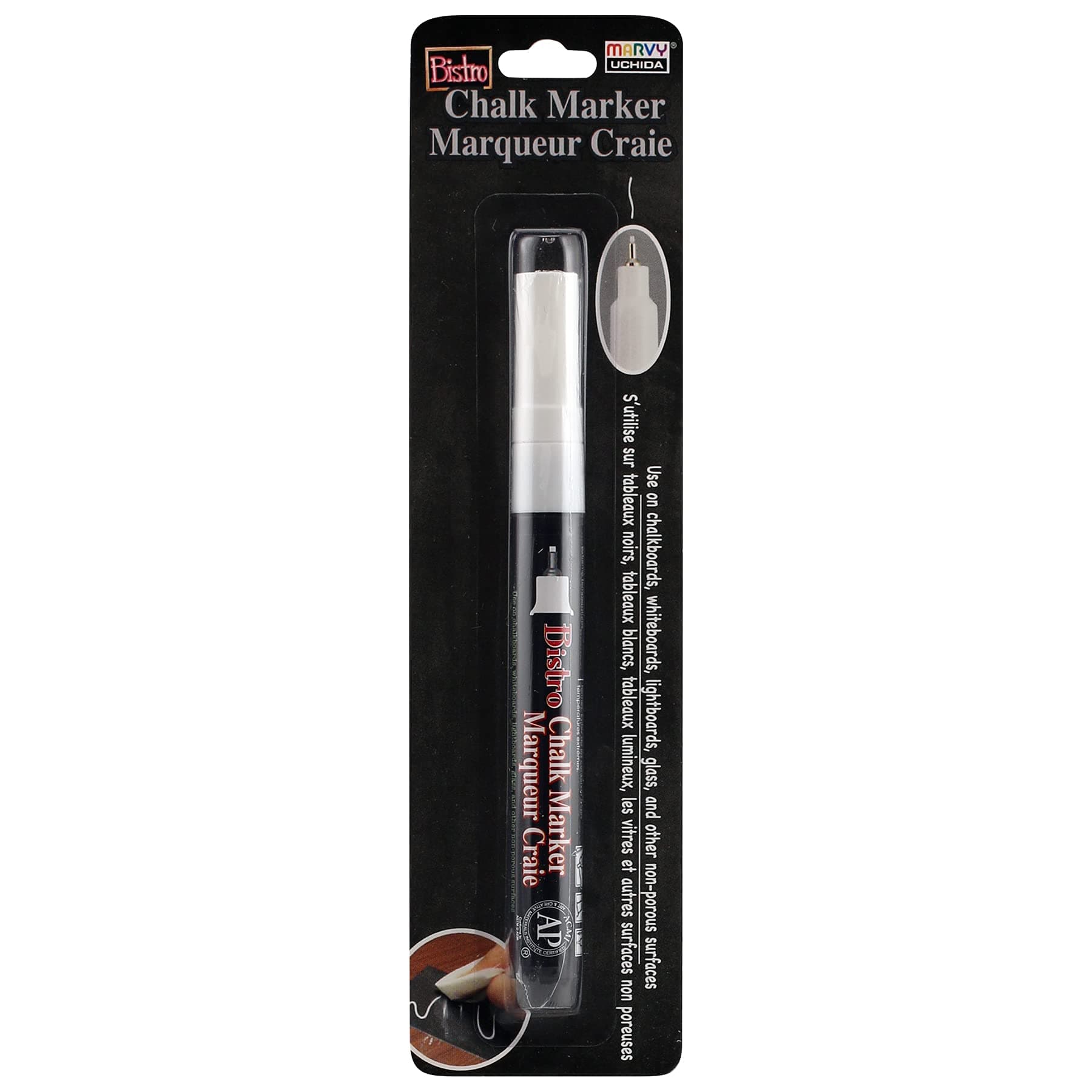 Bistro Chalk Marker Extra Fine Tip-White