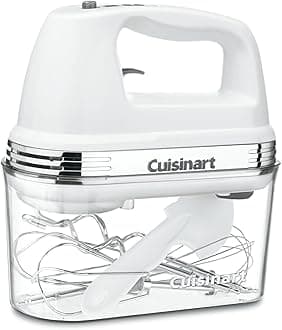 Cuisinart Power Advantage Plus 9-Speed Hand Mixer with Storage Case 8.9" x 3.9" x 8.5" White ZPV-2541