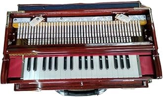 3 3/4 Octave 9 Scale Changer (with Coupler) Box Harmonium with 3 set of PREMIER Reeds
