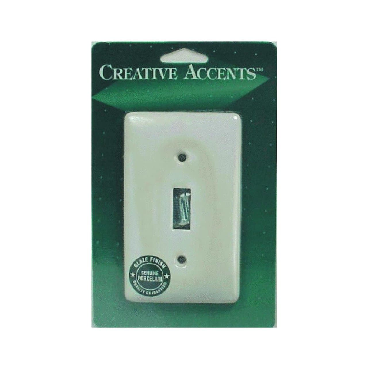 981CW Porcelain Toggle Wall Plate