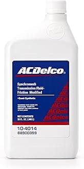 ACDelco GM Original Equipment 10-4014 Friction Modified Synchromesh Transmission Fluid, 32 Ounce, White, 1 qt