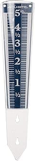 Acu-Rite Plastic 00850A2 5-Inch Capacity Easy-Read Magnifying Rain Gauge, Pack Of 1