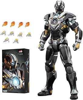 HiPlay ZD Toys 1/10 Iron Man MK24 Non-Luminous 1906-24 Action Figure