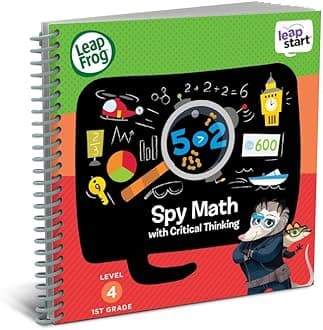 21612 LeapStart Year 1 Spy Maths and Critical Thinking Activity Book