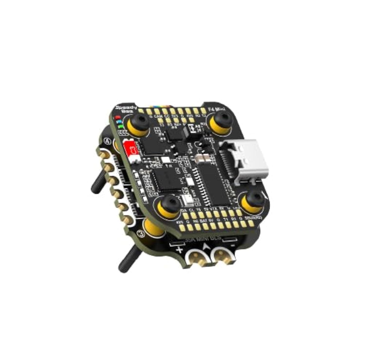 SPEEDY BEE F405 Mini Flight Controller Stack Board 3-6S 20X20Mm Built-In Bluetooth With 35A Blheli_S 4In1 Esc Board Support Wireless Tuning