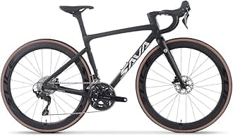 SAVADECK Carbon Road Bike, Lightweight Full Carbon Racing Bike, Shimano R7120 24S Shift Groupset and Hydraulic Oil Disc Brakes, Carbon Frame and Wheel Set Disc Brake Bike for Men and Women