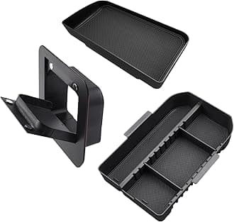 2024 2025 Land Cruiser Center Console Organizer Compatible with 2024 2025 Toyota Land Cruiser Accessories Middle Console Organizer Armrest Storage Box (3PCS for 2024+ Land Cruiser)