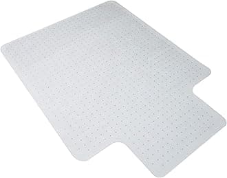 OFM ESS Collection Chair Mat with Lip for Carpet, 36" x 48", Clear