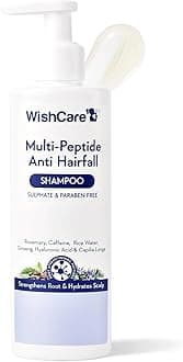 Multi Peptide Anti Hairfall Shampoo – Paraben & Sulphate Free Shampoo for Women & Men with Rice Water, Rosemary, Hyaluronic Acid & Caffeine for Hairfall Control 250ml
