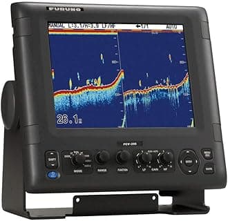 FCV295 Color LCD 1/2/3KW Transmitter 28-200Khz Operating Frequency Fish Finder, 10.4"
