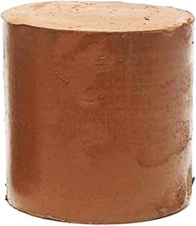 - Terracotta Clay for Modelling, Sculpting & Pottery, Eco- Friendly Filtered & Cleaned Natural Clay for Artwork, Sadiron Clay/Kaliman Mud (1kg)