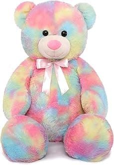 Teddy Bear 5 Feet for Girls Soft Plush Stuffed Toys, Huggable and Lovable Teddy Bear Gift for Birthday Kids, Girls, Wife, Girlfriend, Valentine's, Anniversary (Multi Rainbow)