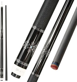 KONLLENLaser Series Carbon Fiber Pool Cue Stick Leather Wrap Professional Cues Full Carbon Technology Low Deflection 12.2mm 147cm 3/8 x 8 UniLoc Pin.