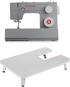 Heavy Duty 4432 Sewing Machine with Heavy Duty Extension Table