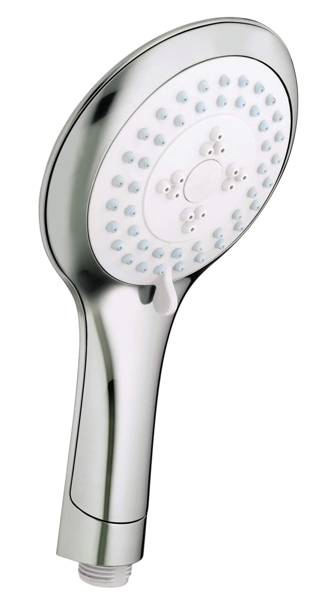 BristanEvo Large 120 mm Diameter 3 Mode Function Chrome Plated Shower Head Handset with Rub Clean Nozzles (EVC HAND04 C)