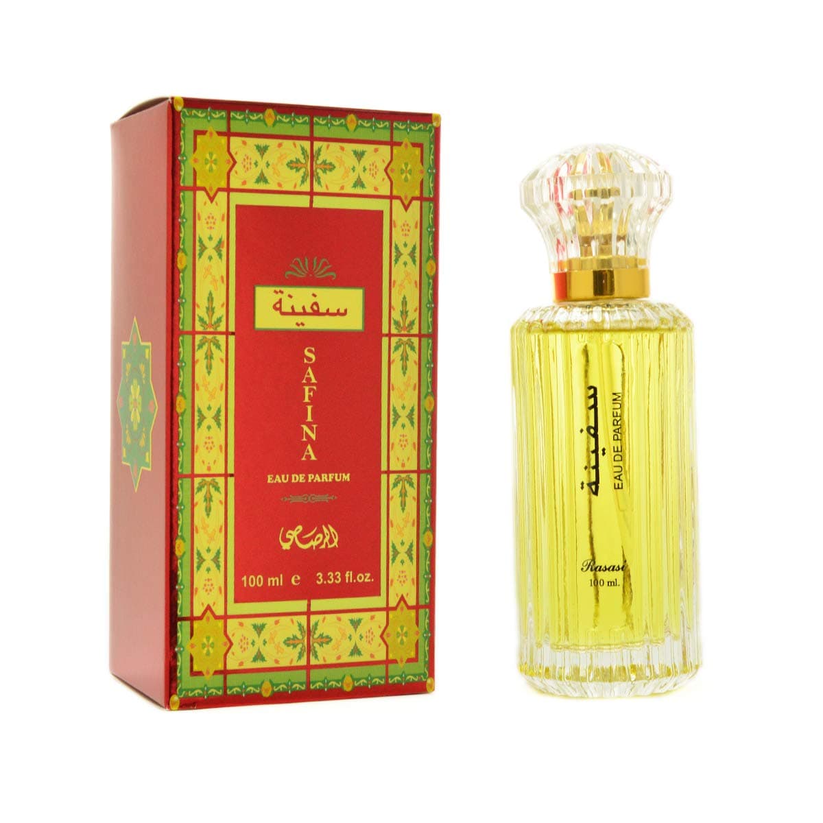 RASASI Safina for Woman EDP - Eau De Parfum 100ML (3.4 oz) | Chypre Floral Fragrance | Enchanting Rose, Jasmine with Subtle Essence of Patchouli and Sandalwood