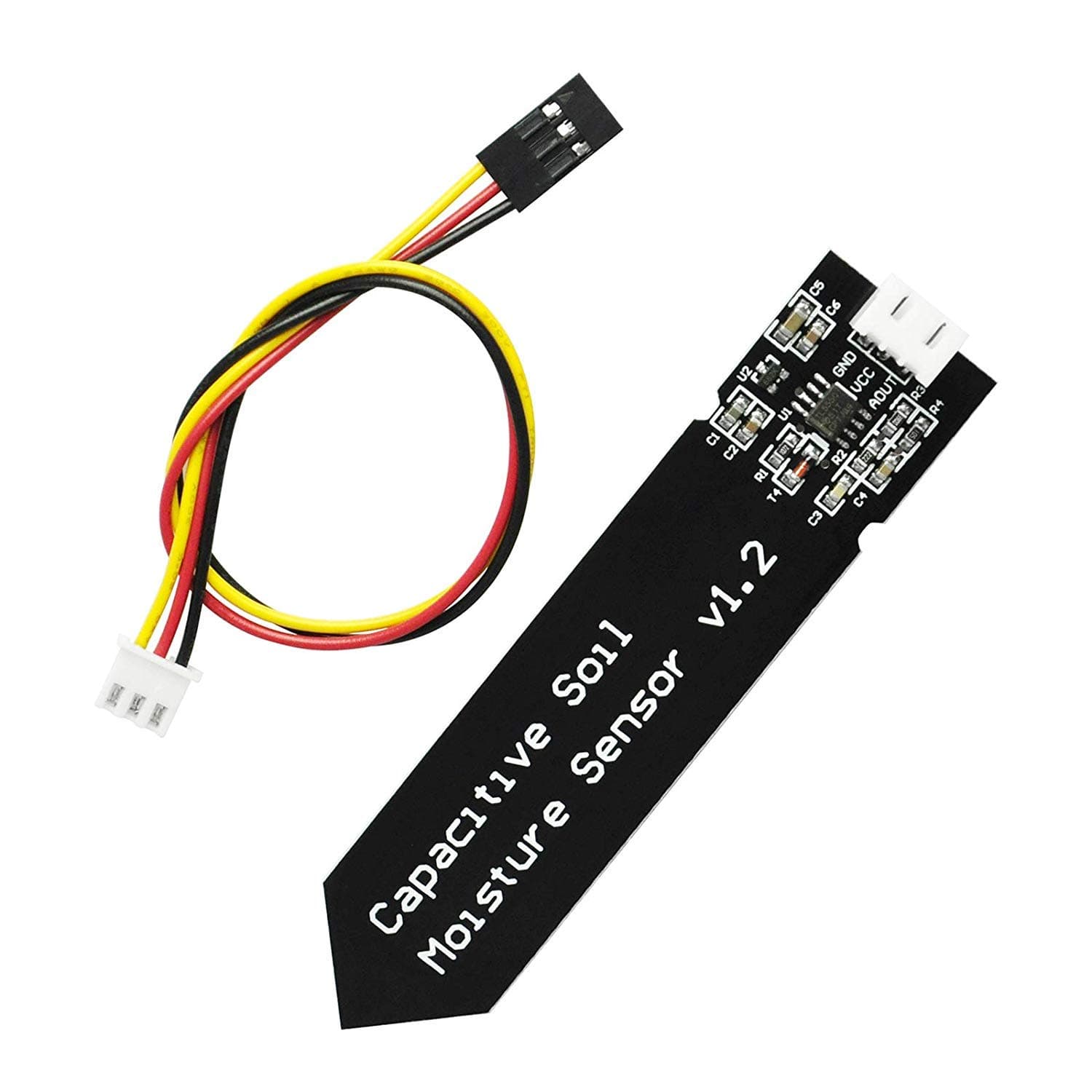 ARCELI Capacitive Soil Moisture Sensor Module Detection Sensor Analog Output DIY Electronic for Arduino and Raspberry Pi