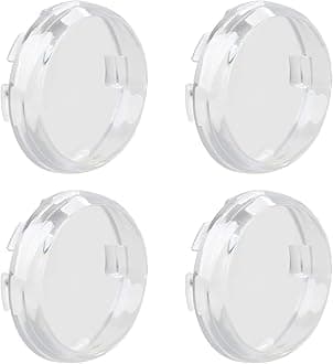4PCS Clear Bullet Turn Signals Lens Cover Compatible with Harley Sportster Dyna Road King Street Glide Softail Fatboy