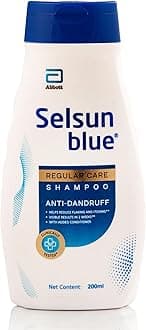 Selsun Blue Regular Care Shampoo for Men and Women with Added Conditioner, Helps Reduce Flaking and Itching, Control Dandruff, 200 ml (Pack of 1)