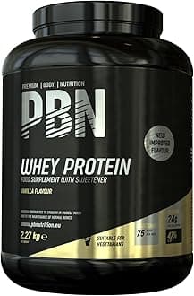Premium Body NutritionWhey Protein 2.27kg Vanilla, New Improved Flavour