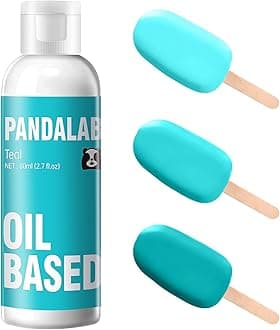 Teal Oil Based Food Coloring for Chocolate, Candy Melts, Donuts, Strawberries, Frosting, Cake, Professional Edible Dye for Baking - 80 Milliliters 2.7 Fl.Oz
