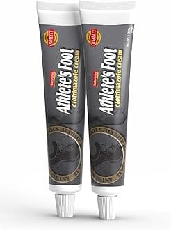 Natureplex Athlete’s Foot Cream, 1% Clotrimazole 1.25 oz (2 Pack) – Antifungal Treatment for Jock Itch, Foot Fungus, Ringworm, Fungal Skin, Armpit, Feet – Made in USA