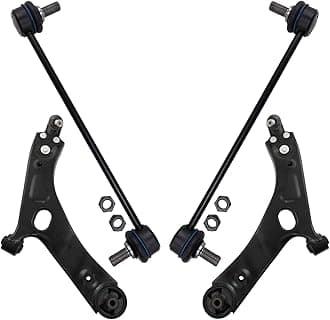 TRQ Front Suspension Kit Control Arm with Ball Joint Sway Bar Stabilizer Link Compatible with 2014-2015 Hyundai Tucson 2014-2016 Kia Sportage