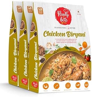 Butter Chicken (Pack of 3) Special Delicious Natural Non Vegetarian Instant Food Ready to Eat in Few Minutes Slow Cooked Heat Microwaveable
