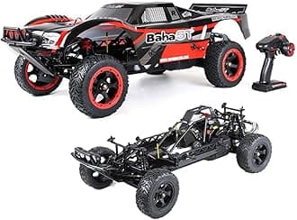 1/5 Gasoline Remote Control Car, Rear-Drive Off-Road RC Truck, 32Cc Nitro RC Short Truck, 38in Large Size, Gifts and Collectibles for Adults