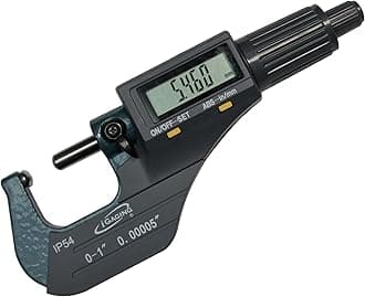 Digital Micrometer w Data Output 0-1"/0.00005"/0.001mm Double Ball