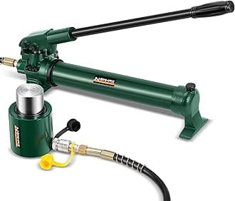 Newhai 30 ton 2” Hydraulic Ram Jack+ cp-700 Hand Pump Hydraulic Porta Power 20 ton Kit Low Profile Short Cylinder