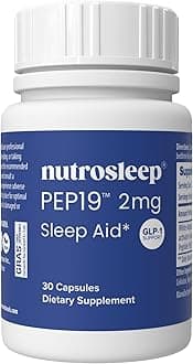 PEP19 Sleep Aid Peptide Supplement – Supports Deep, Restful Sleep, Non-Habit Forming, 30 Capsules