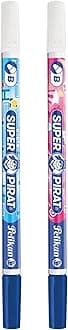 Pelikan 921734 850B/2/B Ink Eraser Super-Pirate Eraser Tip B, Wide,