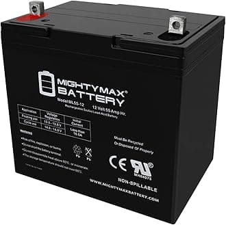 Mighty Max Battery 12V 55AH Battery for Golden Technologies Alante Compass TRO Power Chair
