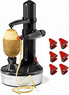 This item Starfrit Rotato Express 2.0 + 6 Replacement Blades | Updated Model - Electric Peeler (Black)