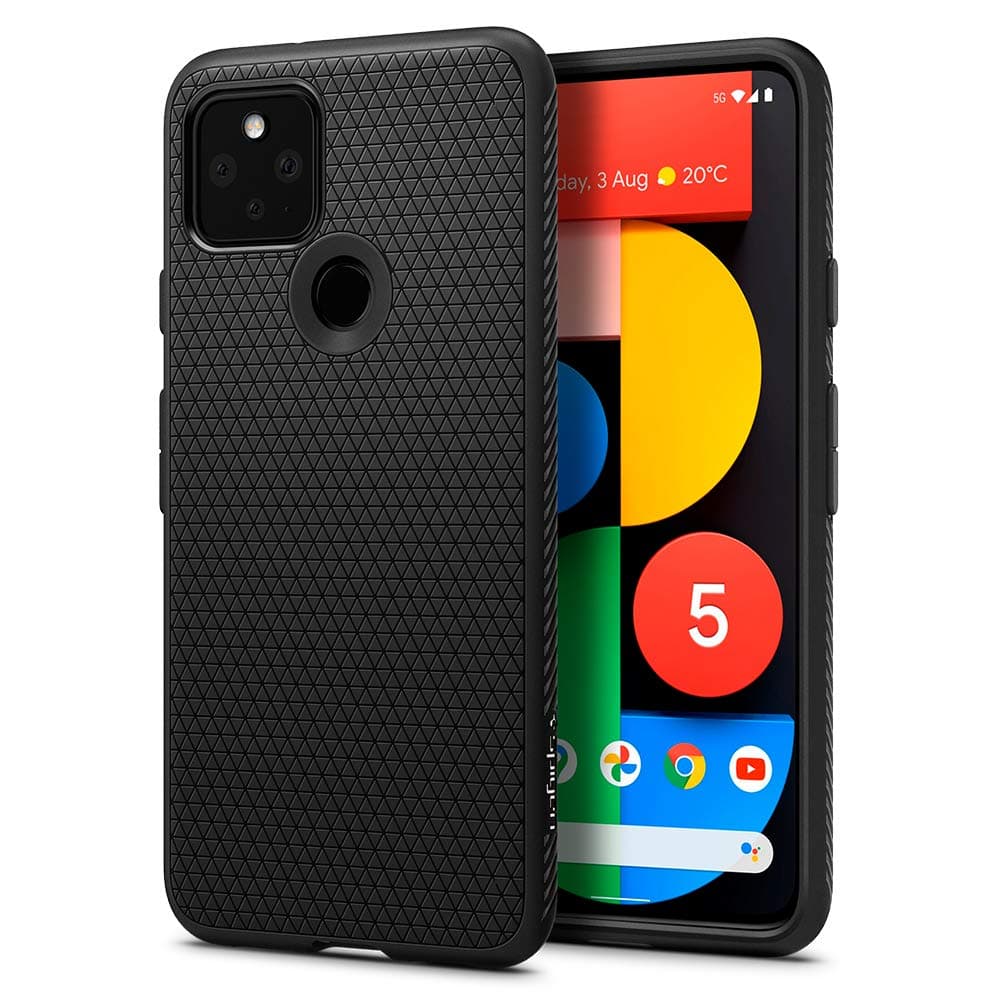 Spigen Liquid Air Armor Case Designed for Google Pixel 5 (2020) - Matte Black